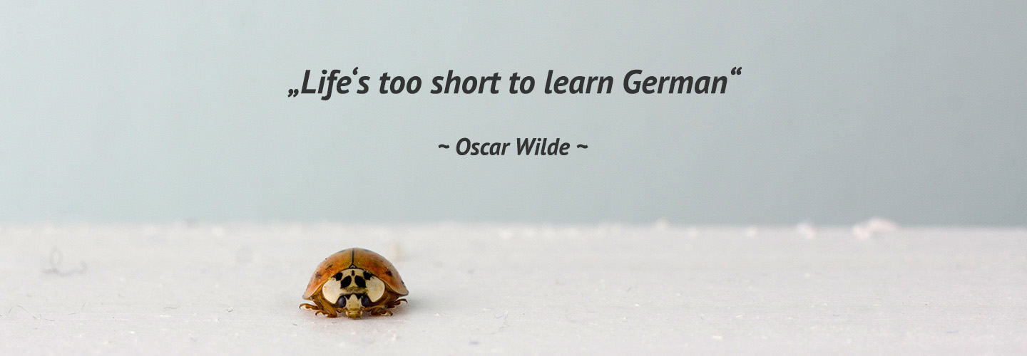 Life's too short to learn German