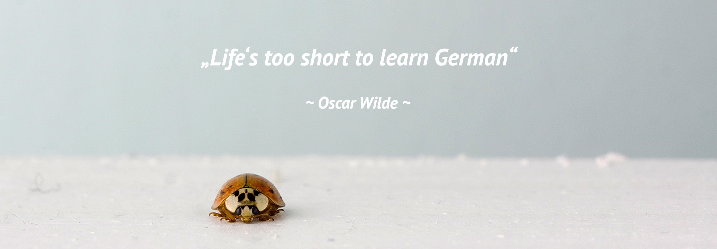 Life's too short to learn German